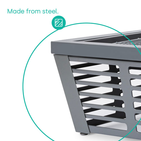 Veneziano Steel Fire Pit & Grill